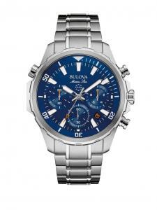 Bulova Marine Star Blue Dial Stainless Steel Chronograph Diving Bracelet Watch