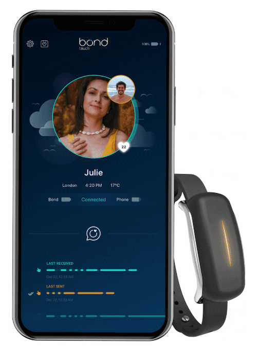 bond bracelet and mobile app