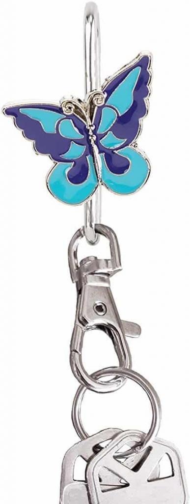 key finder with butterfly pendant