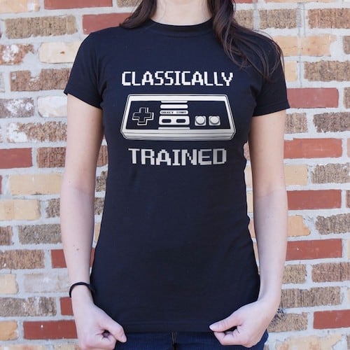Classically Trained gamer t-shirt