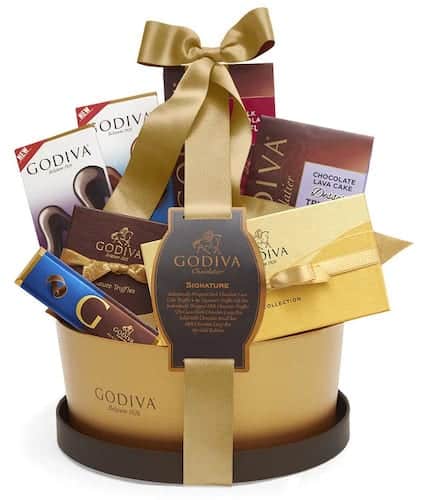godiva chocolate gift basket