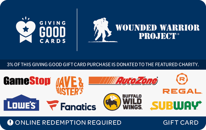 Giving Good - Wounded Warrior Project