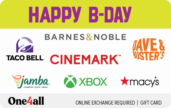 One4all Gift Card - Happy B-Day