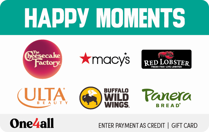 One4all Gift Card - Happy Moments