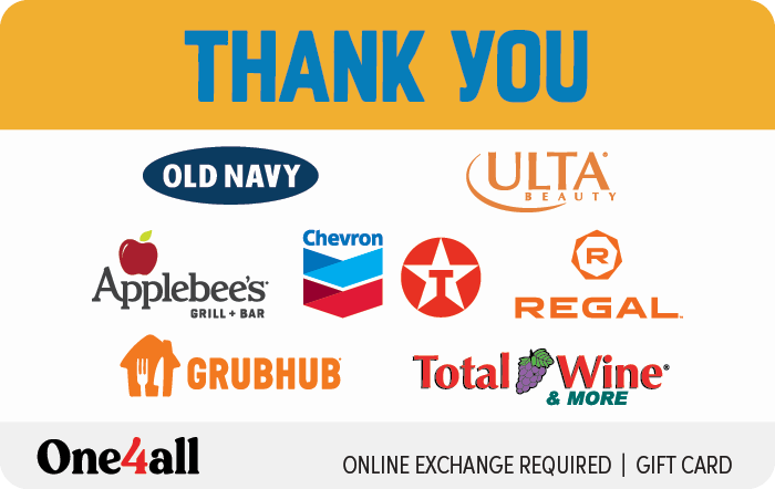 One4all Gift Card - Thank You