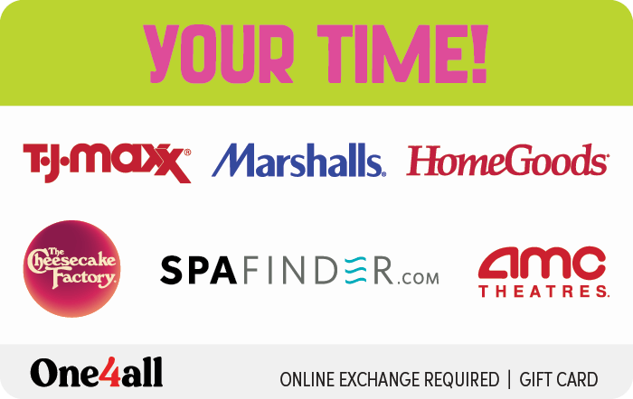 One4all Gift Card - Your Time!