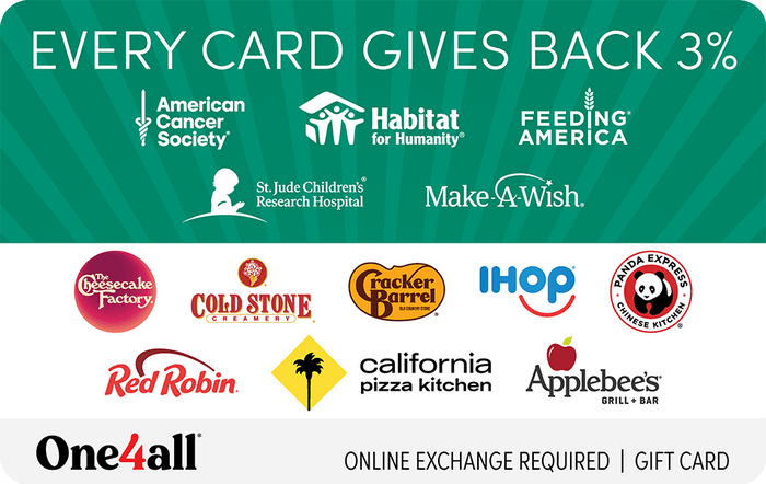 One4all Gift Card - Gratitude