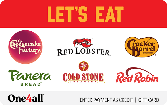 One4all Gift Card - Let's Eat