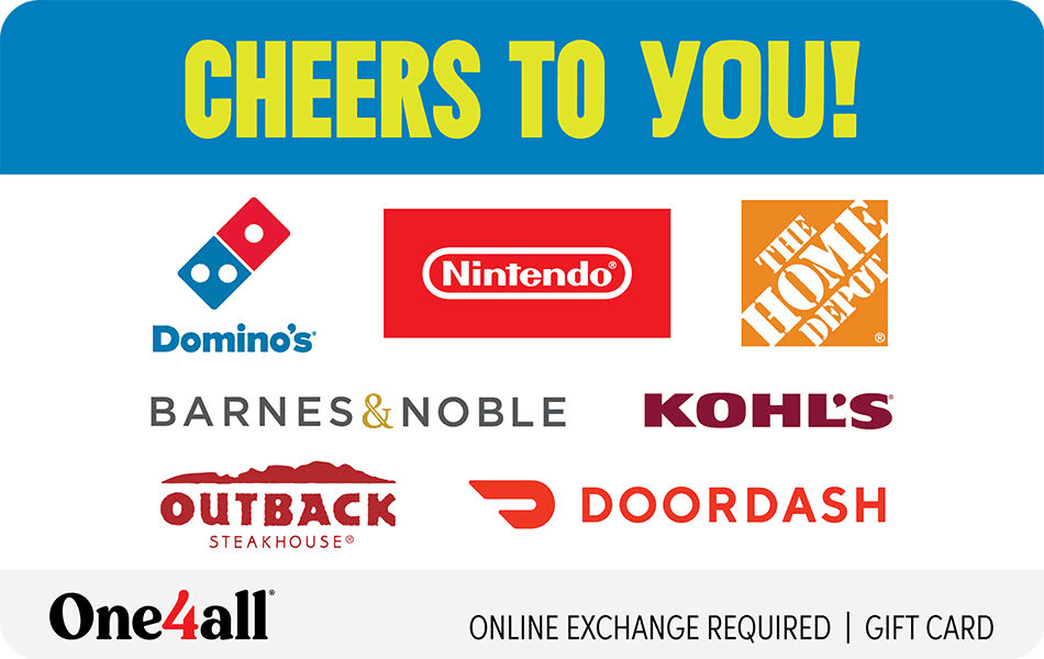 One4all Gift Card - Cheers To You!