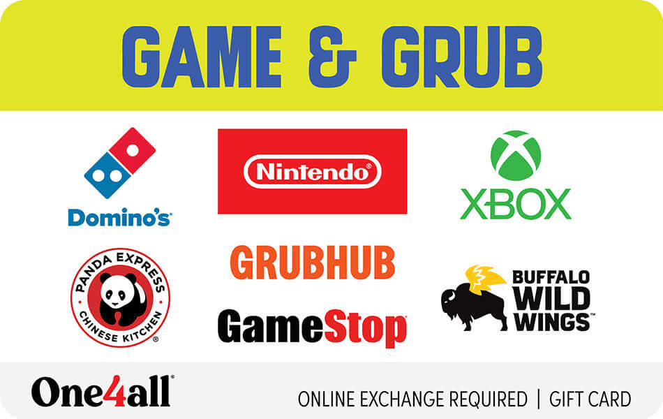 One4all Gift Card - Game & Grub